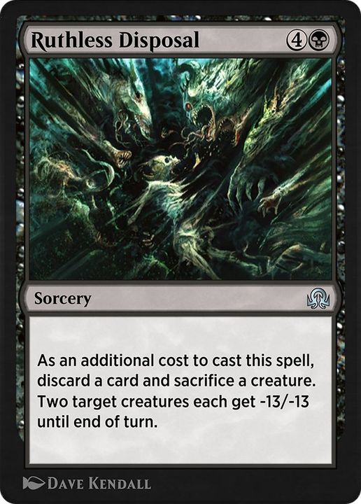 Ruthless Disposal in the group Magic the Gathering / Types / Colors / Black at Proxyprinters.com (18092)