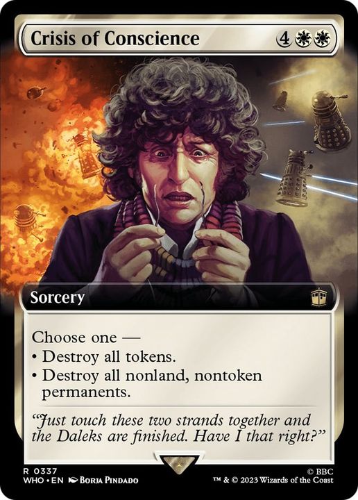 Crisis of Conscience in the group Magic the Gathering / Sets / Doctor Who at Proxyprinters.com (1810)