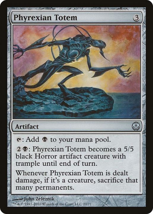 Phyrexian Totem in the group Magic the Gathering / Types / Artifacts / Artifact at Proxyprinters.com (18105)