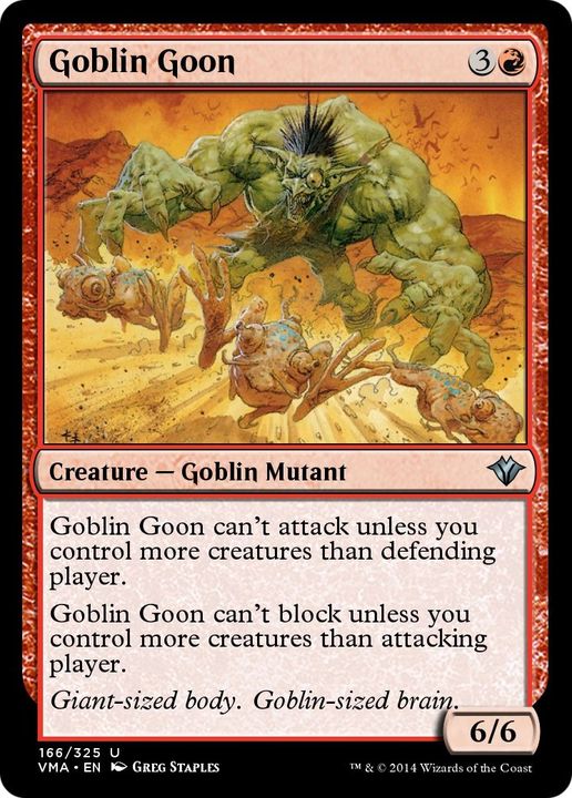 Goblin Goon in the group Magic the Gathering / Types / Creatures / Goblin at Proxyprinters.com (18108)