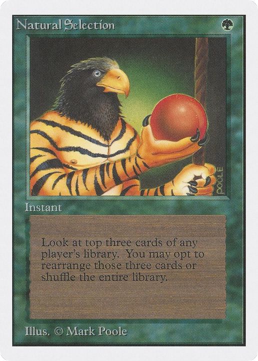 Natural Selection in the group Magic the Gathering / Types / Colors / Green at Proxyprinters.com (18110)