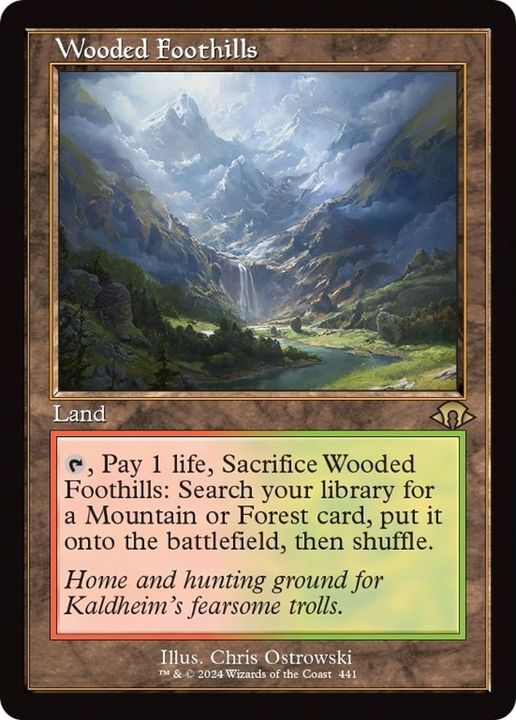 Wooded Foothills in the group Magic the Gathering / Types / Colors / Colorless at Proxyprinters.com (18126)