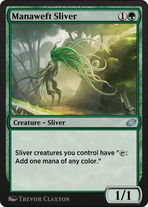 Manaweft Sliver in the group Magic the Gathering / Types / Colors / Green at Proxyprinters.com (18145)