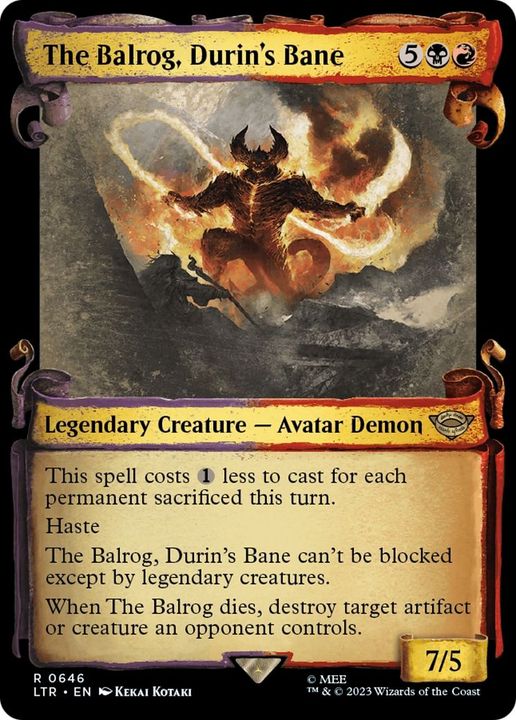 The Balrog, Durin's Bane in the group Advanced search at Proxyprinters.com (18158)