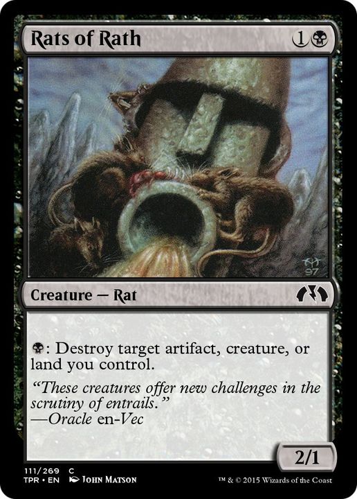 Rats of Rath in the group Magic the Gathering / Types / Colors / Black at Proxyprinters.com (18177)