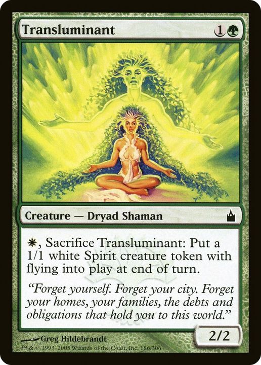 Transluminant in the group Magic the Gathering / Types / Colors / Green at Proxyprinters.com (18179)