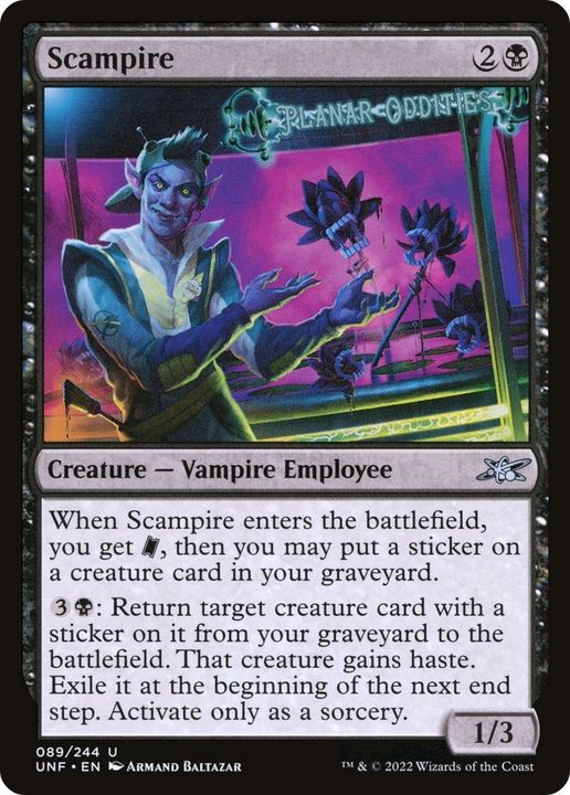 Scampire in the group Magic the Gathering / Types / Colors / Black at Proxyprinters.com (18197)