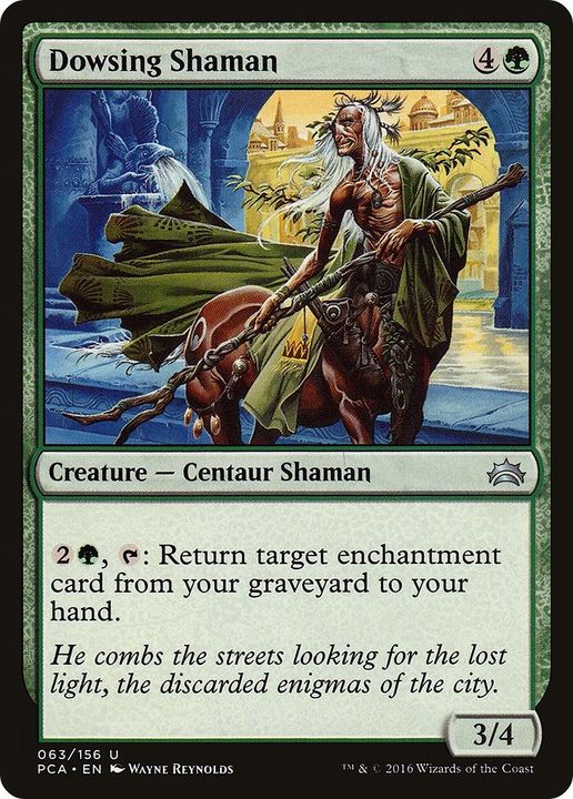 Dowsing Shaman in the group Magic the Gathering / Types / Colors / Green at Proxyprinters.com (18217)