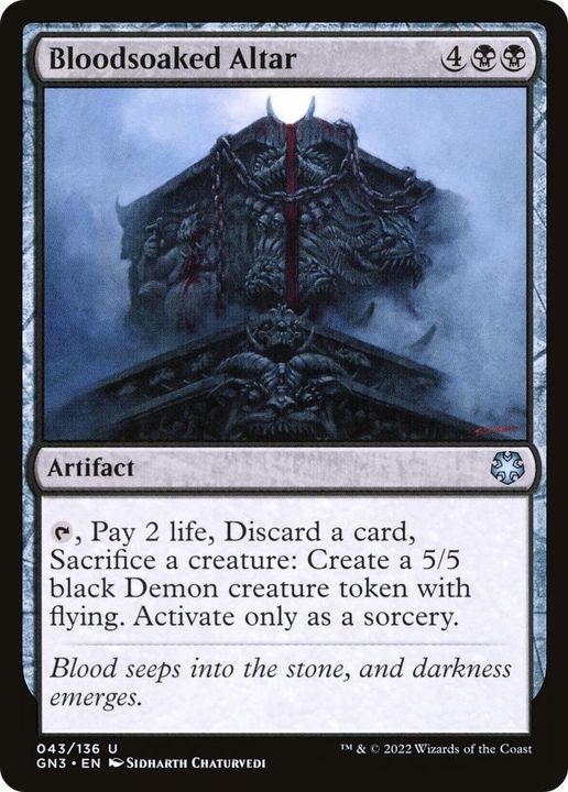 Bloodsoaked Altar in the group Magic the Gathering / Sets / Gatecrash Promos at Proxyprinters.com (1822)