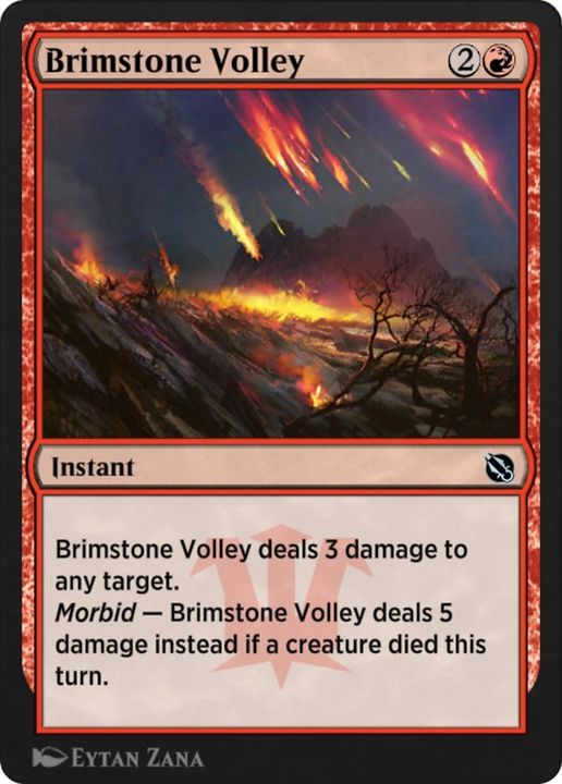 Brimstone Volley in the group Magic the Gathering / Types / Colors / Red at Proxyprinters.com (18220)