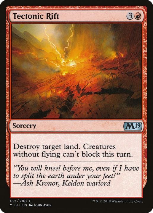 Tectonic Rift in the group Magic the Gathering / Types / Colors / Red at Proxyprinters.com (18246)