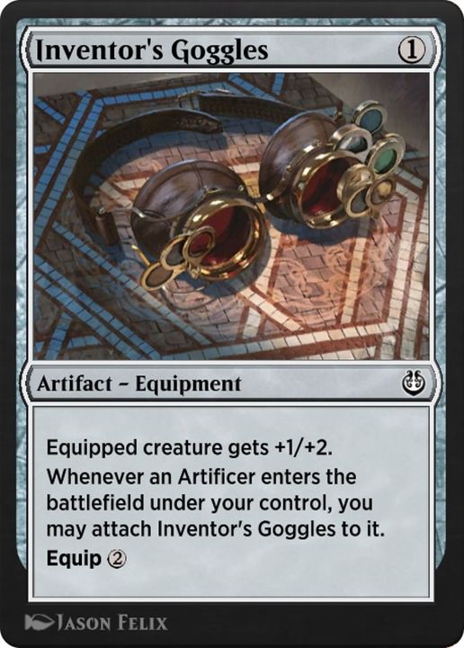 Inventor's Goggles in the group Magic the Gathering / Sets / Kaladesh Remastered at Proxyprinters.com (18248)