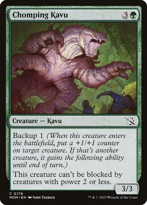 Chomping Kavu in the group Magic the Gathering / Sets / March of the Machine Jumpstart Front Cards at Proxyprinters.com (18264)