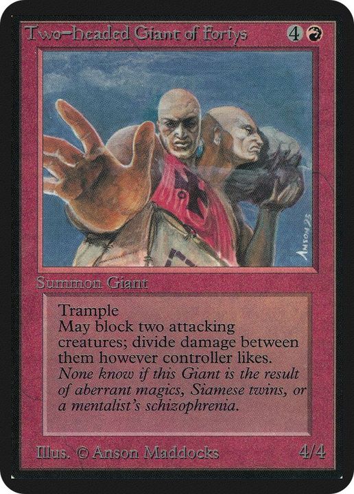 Two-Headed Giant of Foriys in the group Magic the Gathering / Types / Colors / Red at Proxyprinters.com (18267)