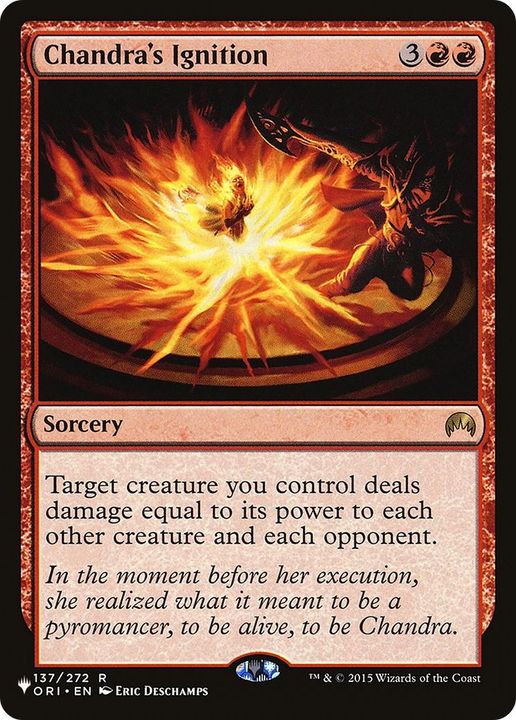 Chandra's Ignition in the group Magic the Gathering / Sets / The List at Proxyprinters.com (18277)