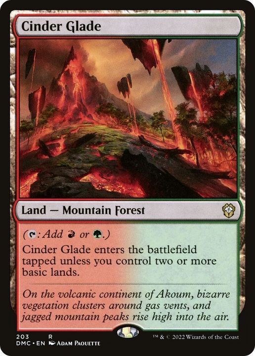 Cinder Glade in the group Magic the Gathering / Types / Land / Forest at Proxyprinters.com (18287)