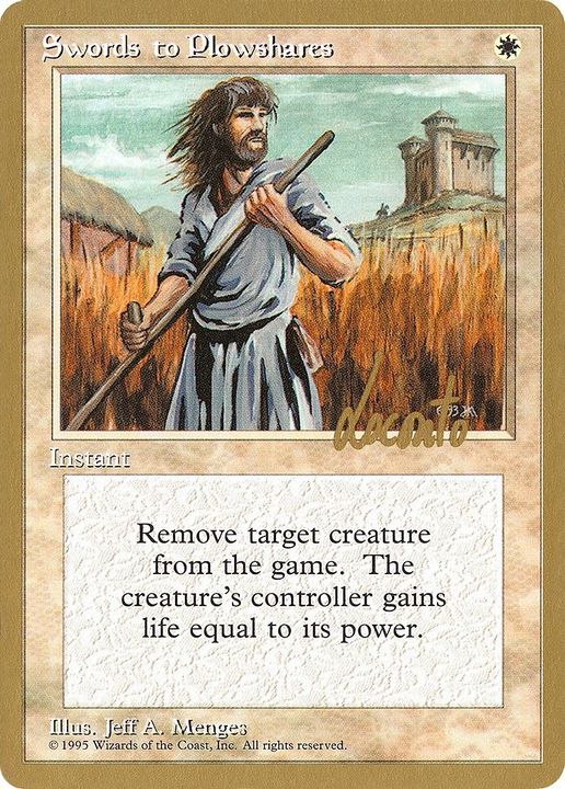 Swords to Plowshares in the group Magic the Gathering / Types / Colors / White at Proxyprinters.com (1831)