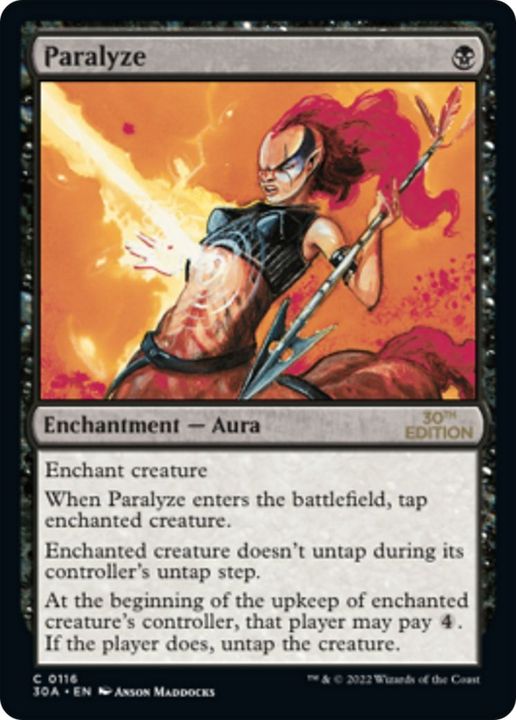 Paralyze in the group Magic the Gathering / Types / Colors / Black at Proxyprinters.com (1832)