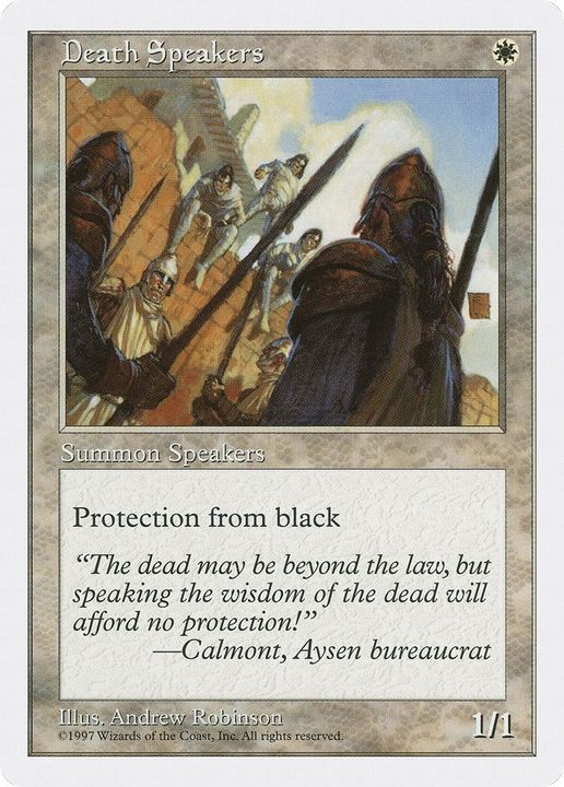 Death Speakers in the group Magic the Gathering / Types / Creatures / Human at Proxyprinters.com (18327)