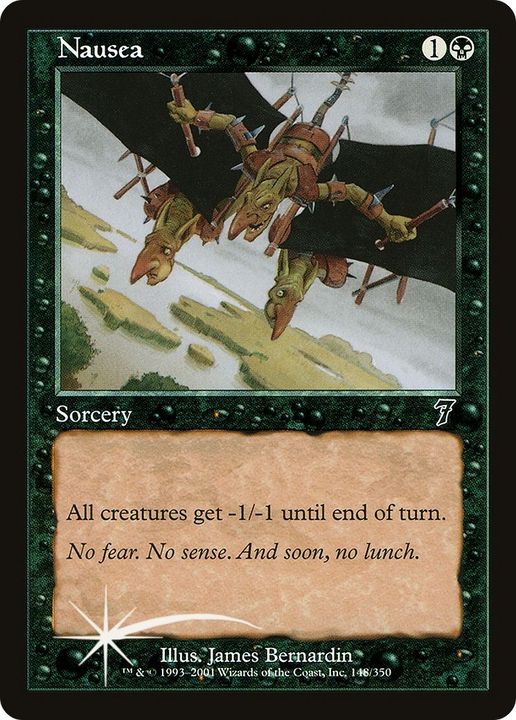 Nausea in the group Magic the Gathering / Types / Colors / Black at Proxyprinters.com (18343)