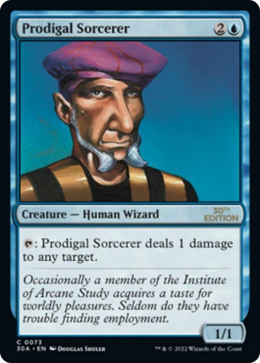 Prodigal Sorcerer in the group Magic the Gathering / Sets / 30th Anniversary Edition at Proxyprinters.com (1835)