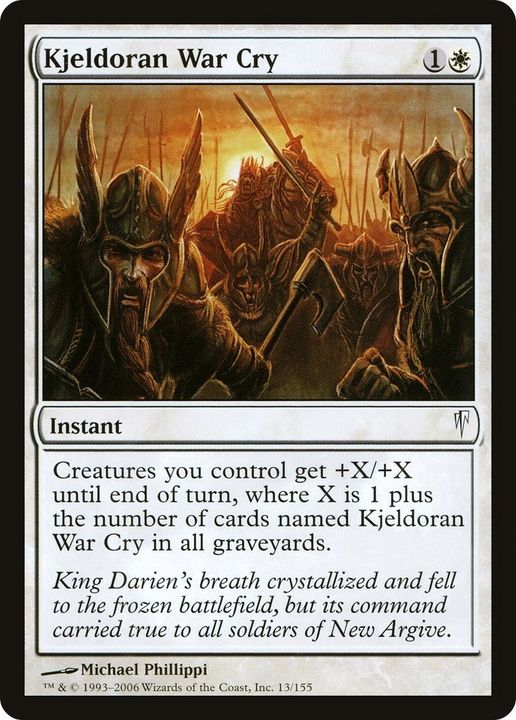 Kjeldoran War Cry in the group Magic the Gathering / Types / Colors / White at Proxyprinters.com (18350)