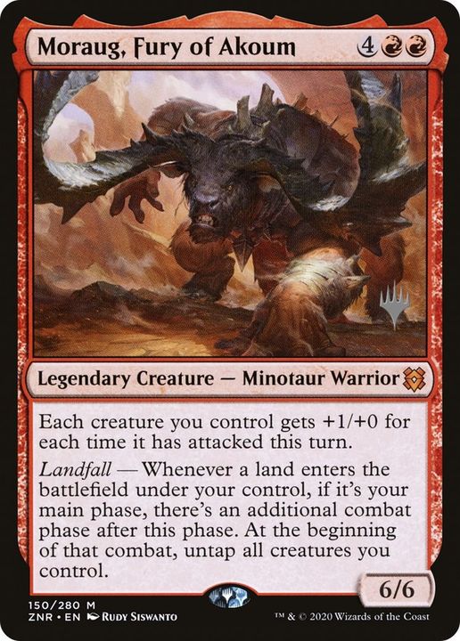 Moraug, Fury of Akoum in the group Magic the Gathering / Types / Creatures / Warrior at Proxyprinters.com (18357)