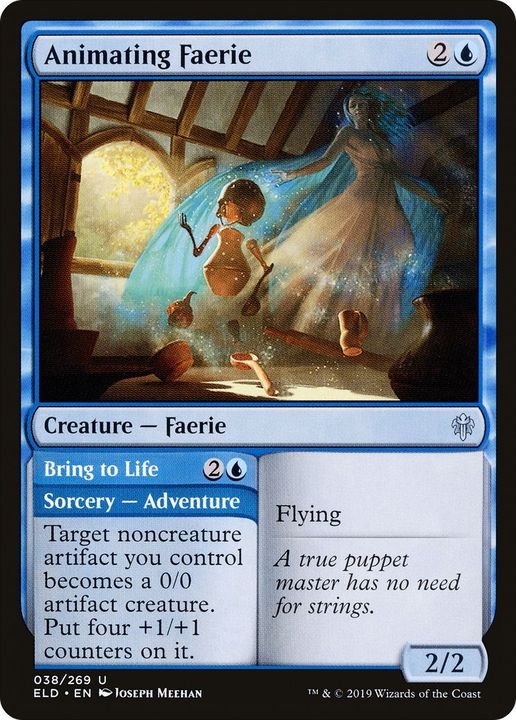 Animating Faerie // Bring to Life in the group Magic the Gathering / Types / Colors / Blue at Proxyprinters.com (18367)