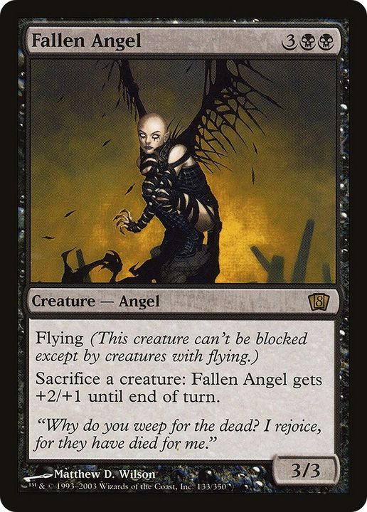 Fallen Angel in the group Magic the Gathering / Types / Colors / Black at Proxyprinters.com (1838)