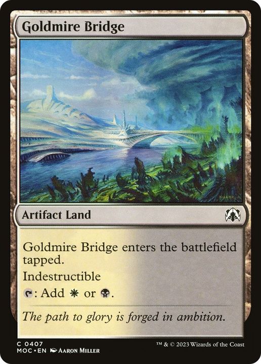 Goldmire Bridge in the group Magic the Gathering / Types / Colors / Colorless at Proxyprinters.com (18411)