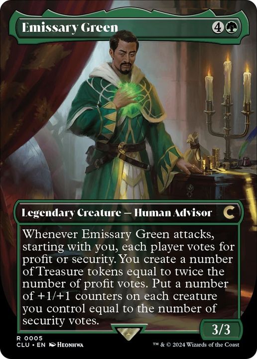 Emissary Green in the group Magic the Gathering / Types / Creatures / Human at Proxyprinters.com (18428)