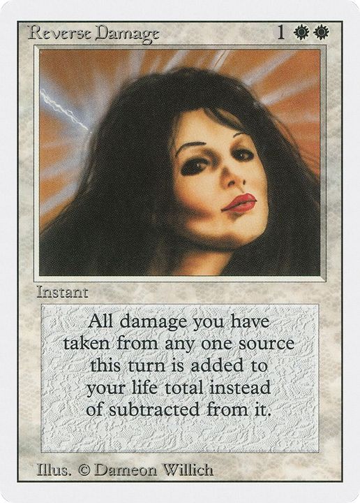 Reverse Damage in the group Magic the Gathering / Types / Colors / White at Proxyprinters.com (1844)