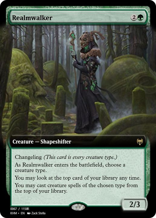 Realmwalker in the group Magic the Gathering / Types / Colors / Green at Proxyprinters.com (18454)