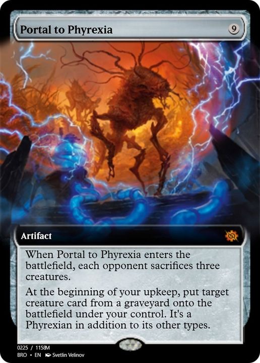 Portal to Phyrexia in the group Magic the Gathering / Types / Artifacts / Artifact at Proxyprinters.com (1848)