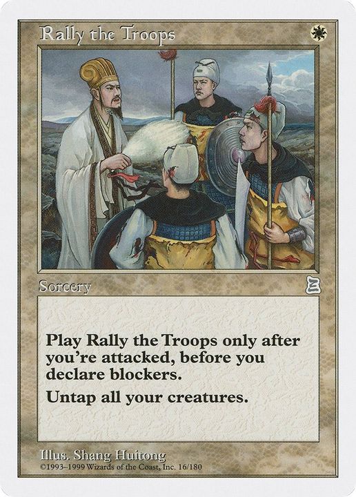 Rally the Troops in the group Magic the Gathering / Types / Colors / White at Proxyprinters.com (1849)