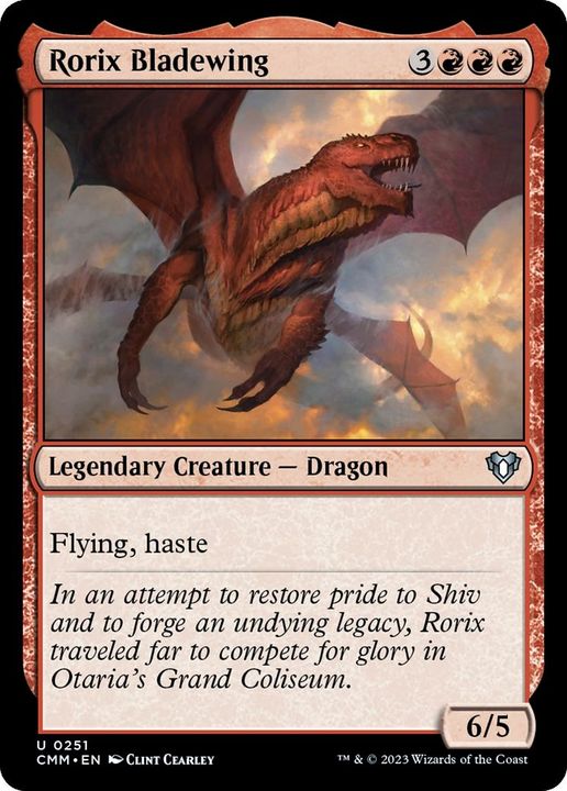 Rorix Bladewing in the group Magic the Gathering / Types / Colors / Red at Proxyprinters.com (18490)