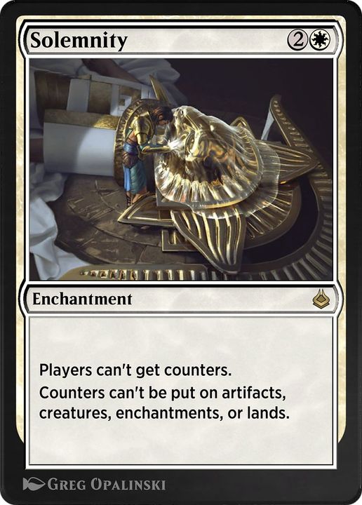 Solemnity in the group Magic the Gathering / Sets / Amonkhet Remastered at Proxyprinters.com (1850)