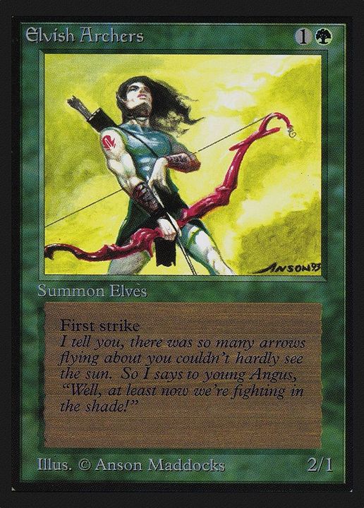 Elvish Archers in the group Magic the Gathering / Types / Creatures / Elf at Proxyprinters.com (18505)