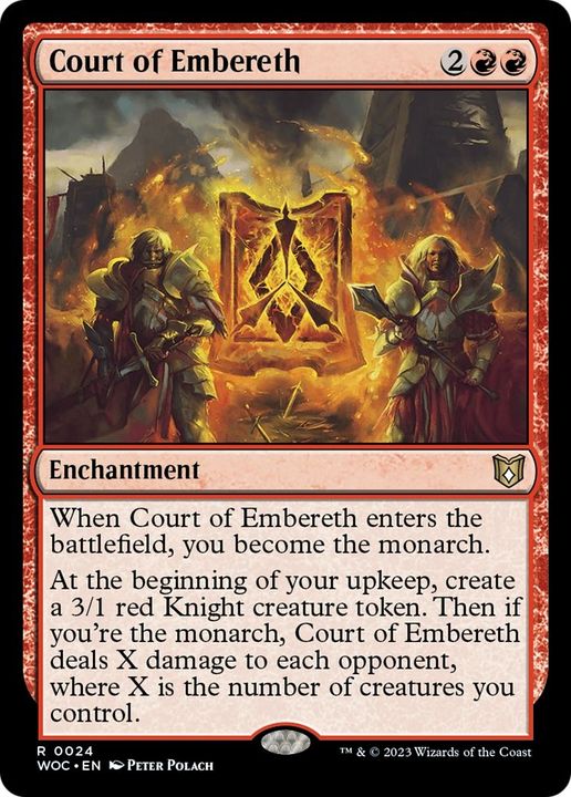 Court of Embereth in the group Magic the Gathering / Types / Enchantment / Enchantment at Proxyprinters.com (18521)