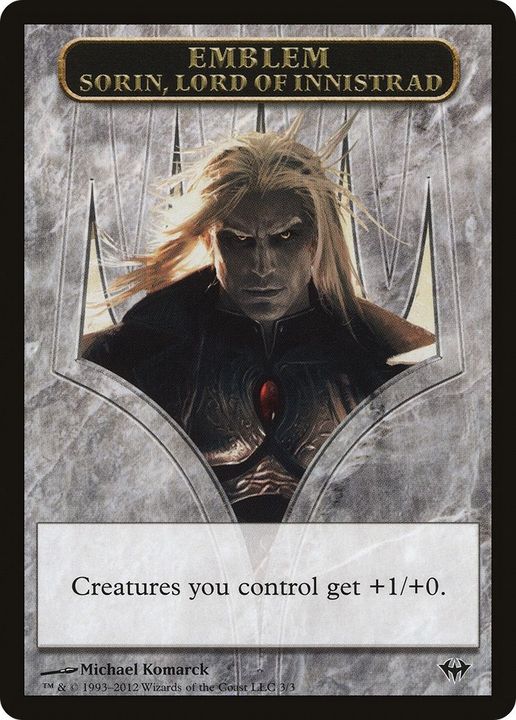 Sorin, Lord of Innistrad Emblem in the group Magic the Gathering / Sets / DCI Legend Membership at Proxyprinters.com (18525)