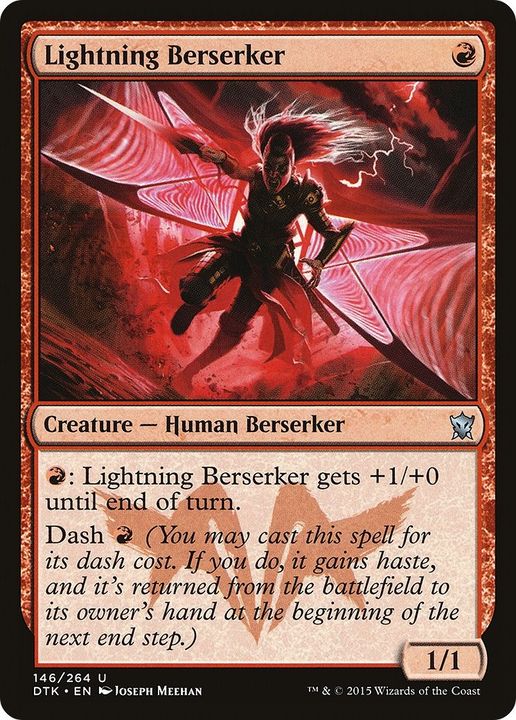 Lightning Berserker in the group Magic the Gathering / Types / Creatures / Human at Proxyprinters.com (18537)