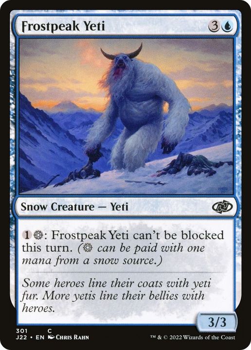 Frostpeak Yeti in the group Magic the Gathering / Types / Colors / Blue at Proxyprinters.com (18546)