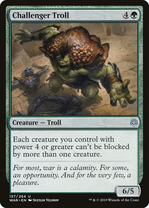 Challenger Troll in the group Magic the Gathering / Types / Colors / Green at Proxyprinters.com (18551)