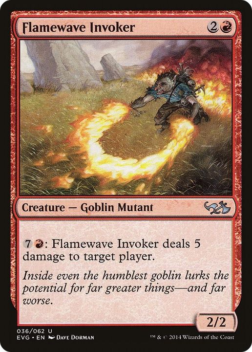 Flamewave Invoker in the group Magic the Gathering / Sets / Duel Decks Anthology: Elves vs. Goblins at Proxyprinters.com (18589)