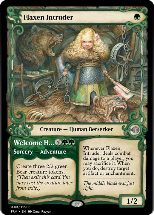 Flaxen Intruder // Welcome Home in the group Magic the Gathering / Types / Creatures / Human at Proxyprinters.com (18628)