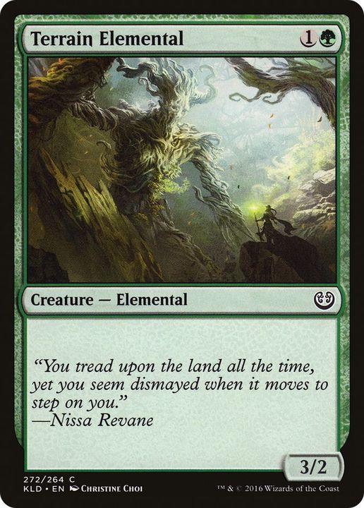 Terrain Elemental in the group Magic the Gathering / Types / Colors / Green at Proxyprinters.com (18631)