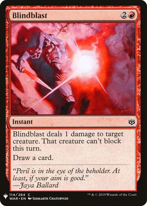 Blindblast in the group Magic the Gathering / Sets / The List at Proxyprinters.com (18641)