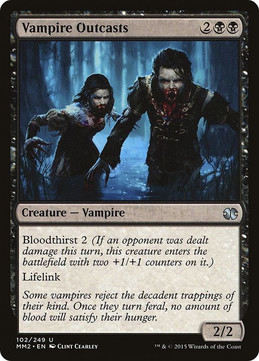 Vampire Outcasts in the group Magic the Gathering / Sets / Modern Masters 2017 at Proxyprinters.com (18650)