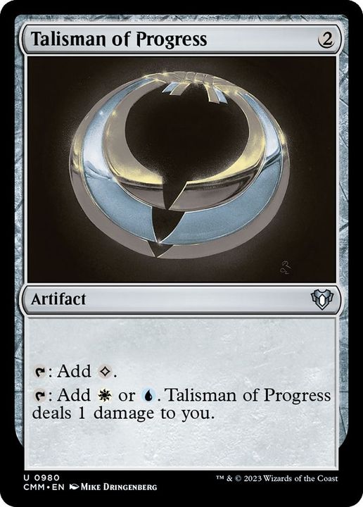 Talisman of Progress in the group Magic the Gathering / Types / Artifacts / Artifact at Proxyprinters.com (18654)