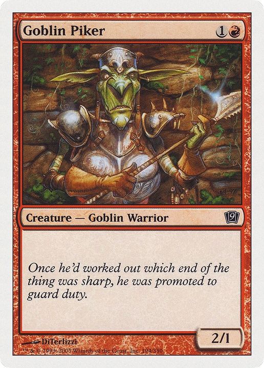 Goblin Piker in the group Magic the Gathering / Types / Creatures / Warrior at Proxyprinters.com (18659)